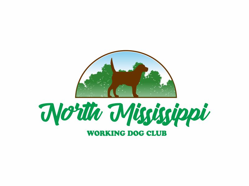 North Mississippi Working Dog Club logo design by Greenlight