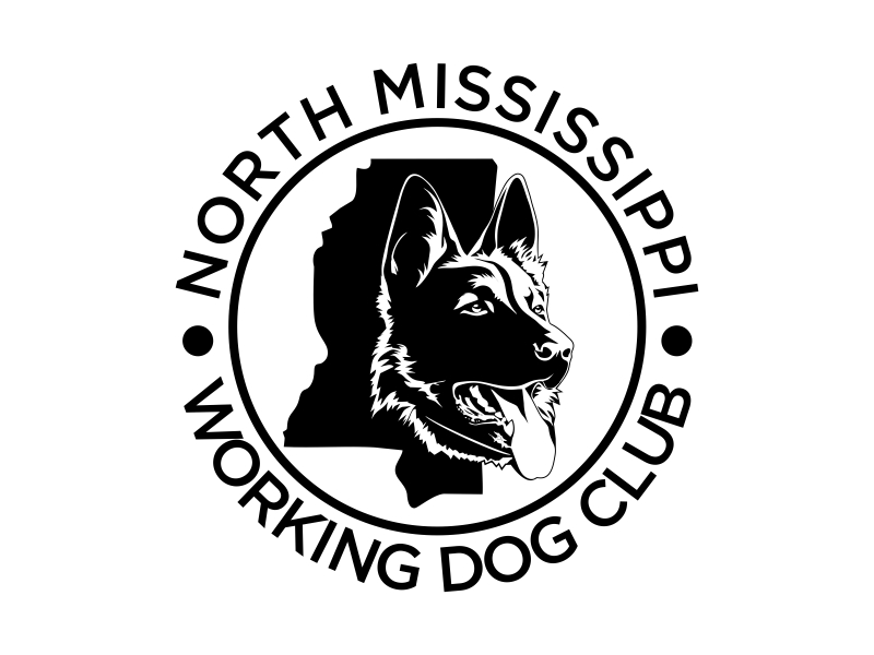 North Mississippi Working Dog Club logo design by Dhieko