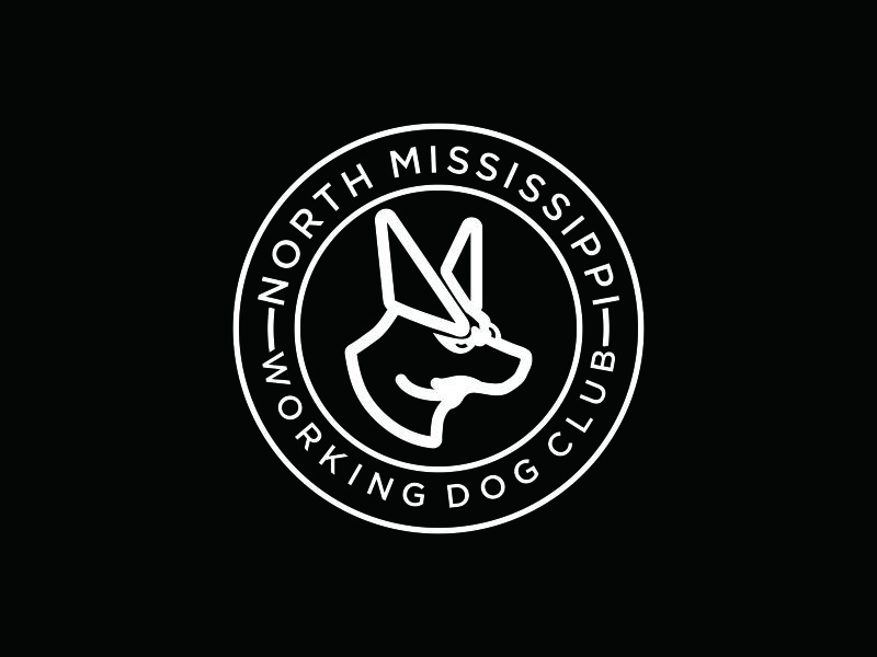North Mississippi Working Dog Club logo design by azizah