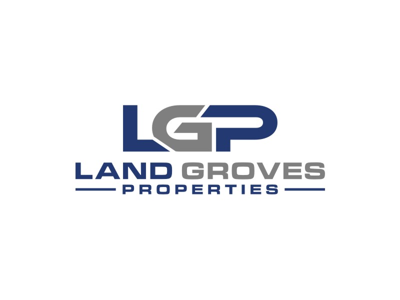 LAND GROVES PROPERTIES logo design by Artomoro