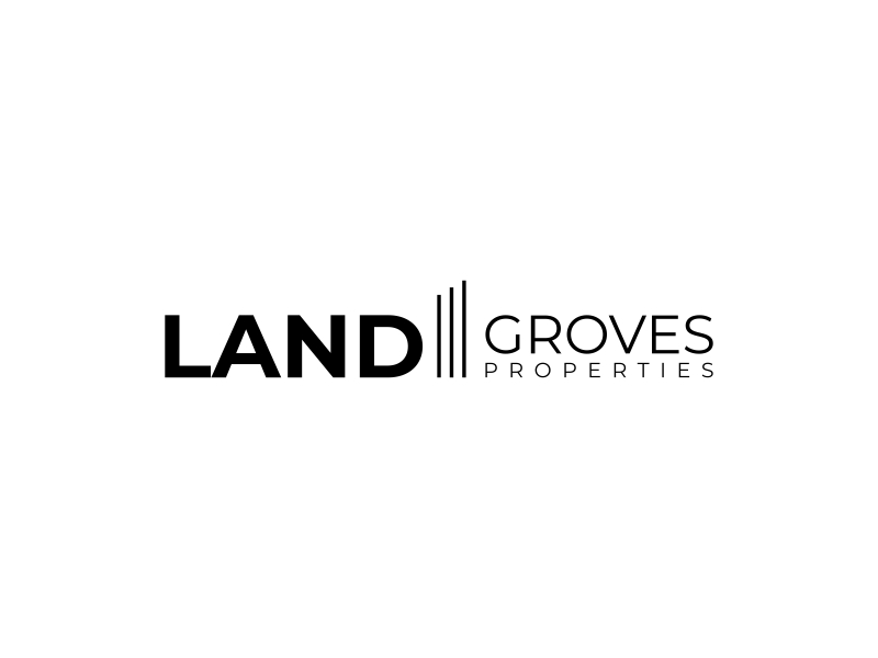LAND GROVES PROPERTIES logo design by Editor