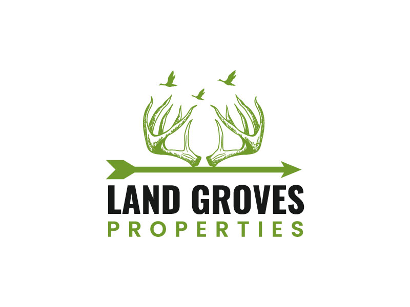 LAND GROVES PROPERTIES logo design by aryamaity