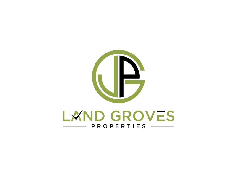 LAND GROVES PROPERTIES logo design by oke2angconcept