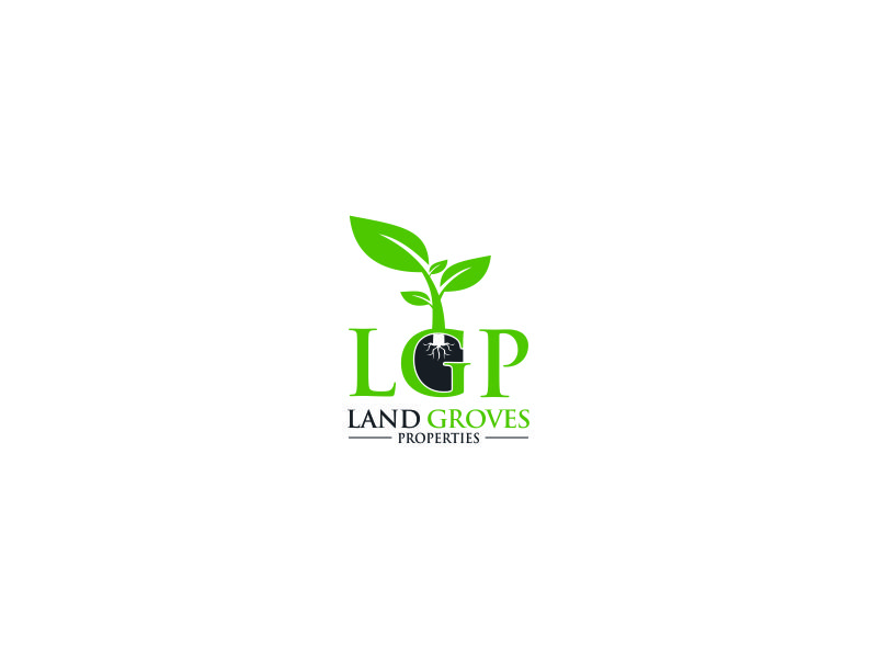 LAND GROVES PROPERTIES logo design by azizah