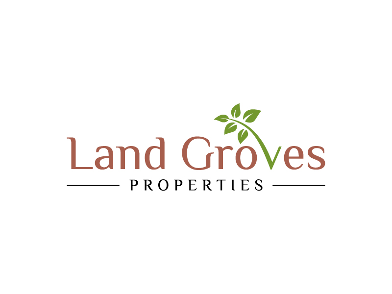 LAND GROVES PROPERTIES logo design by jonggol