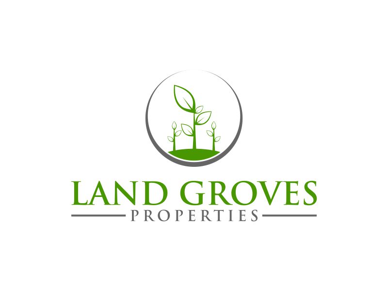 LAND GROVES PROPERTIES logo design by Purwoko21