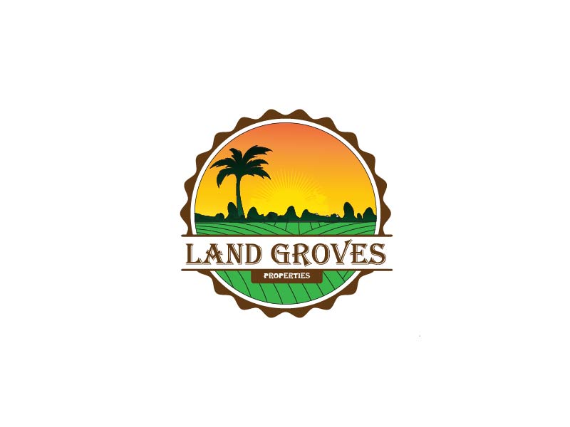 LAND GROVES PROPERTIES logo design by Aghisna Naja