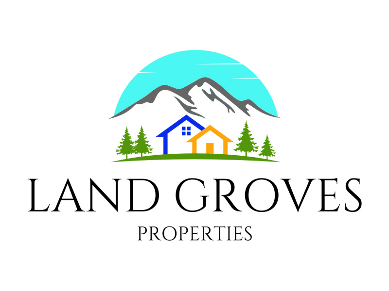 LAND GROVES PROPERTIES logo design by jetzu