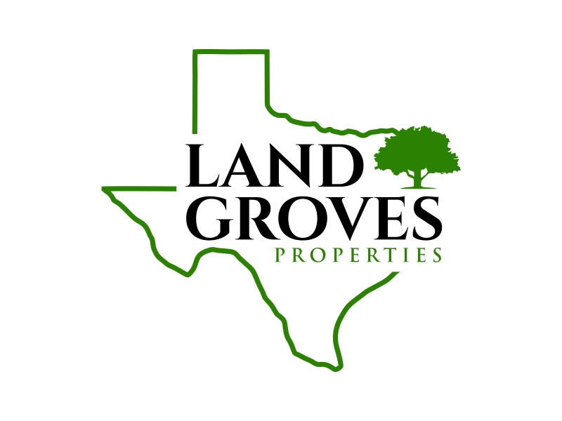 LAND GROVES PROPERTIES logo design by ingepro