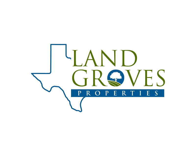 LAND GROVES PROPERTIES logo design by ingepro