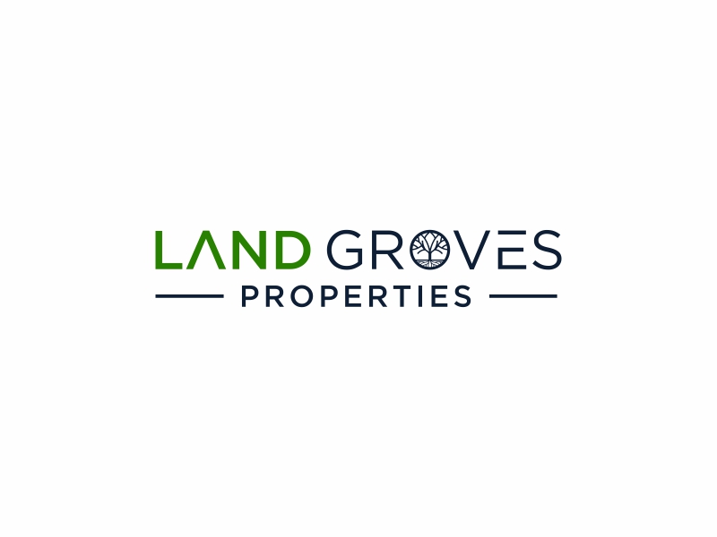 LAND GROVES PROPERTIES logo design by EkoBooM