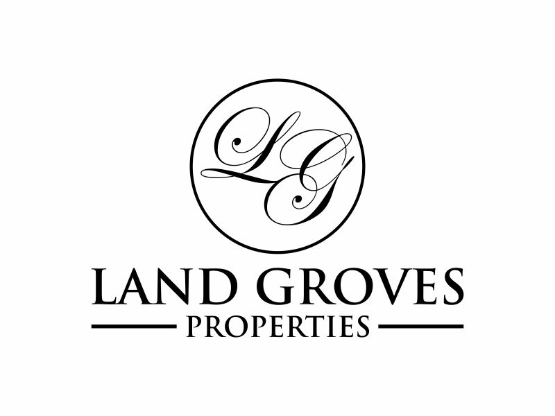LAND GROVES PROPERTIES logo design by hopee