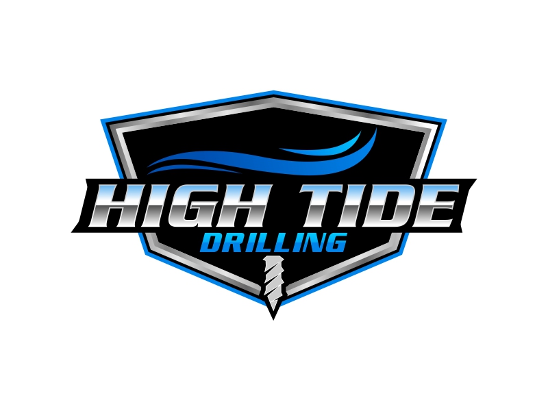 High Tide Drilling logo design by rizuki