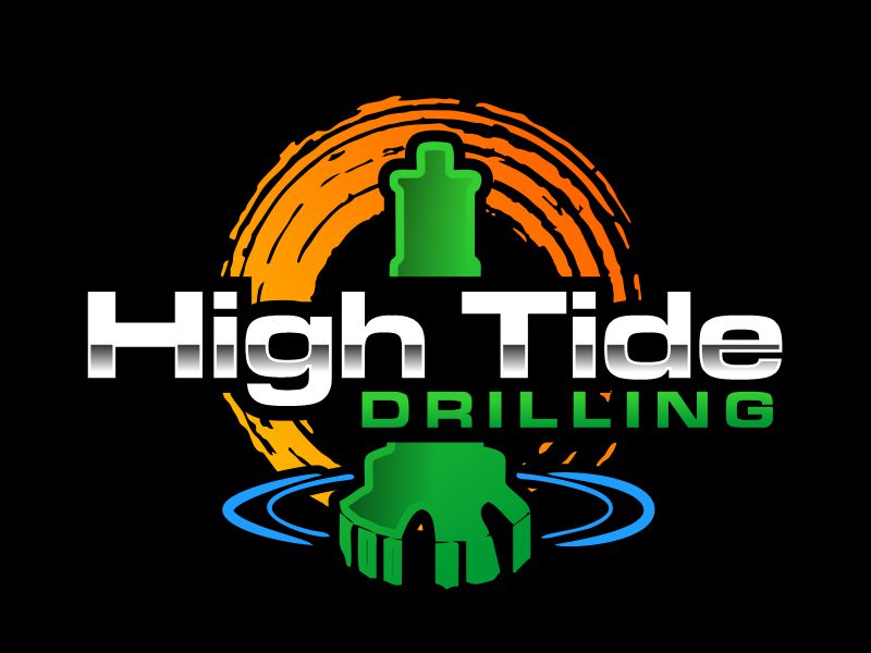 High Tide Drilling logo design by Gwerth