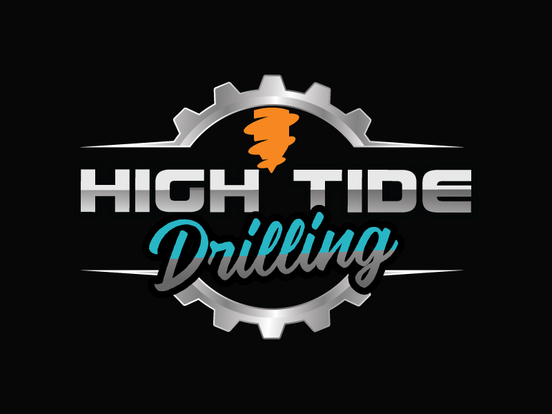 High Tide Drilling logo design by yondi