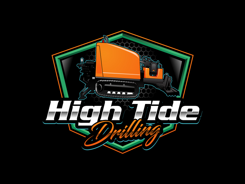 High Tide Drilling logo design by uttam