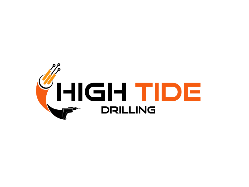 High Tide Drilling logo design by Koushik