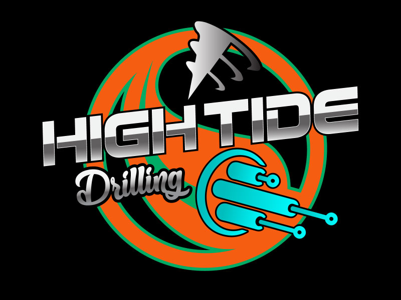 High Tide Drilling logo design by TMaulanaAssa
