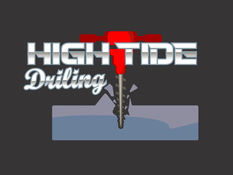 High Tide Drilling logo design by wild684