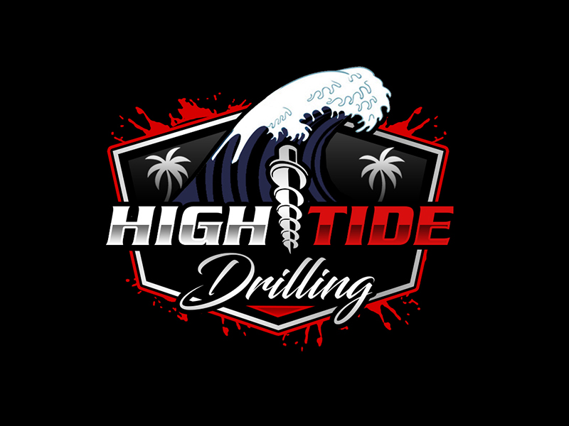 High Tide Drilling logo design by PrimalGraphics