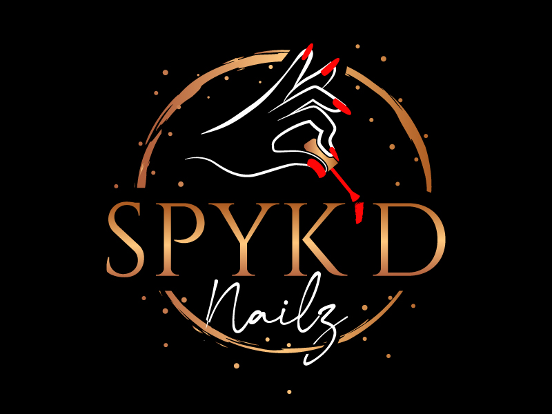 SPYK’D NAILZ logo design by Bhaskar Shil