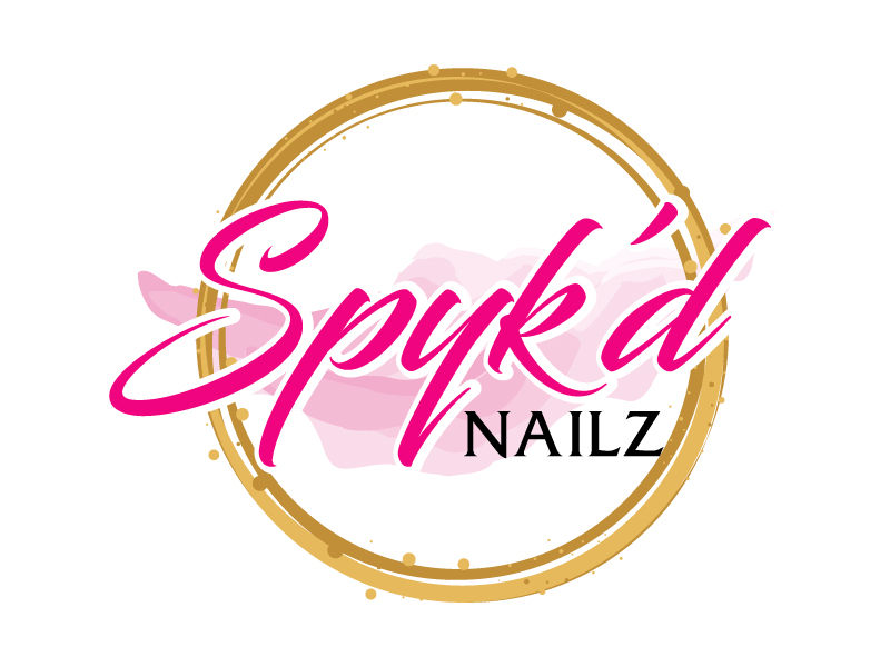 SPYK’D NAILZ logo design by ElonStark