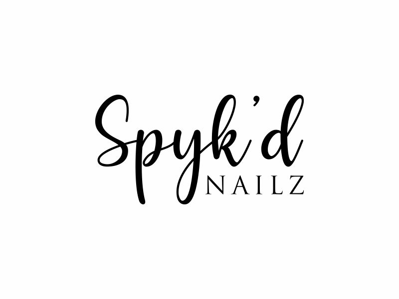 SPYK’D NAILZ logo design by y7ce