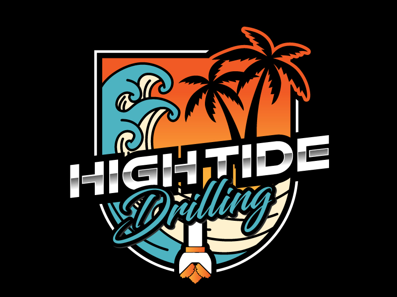 High Tide Drilling logo design by jaize
