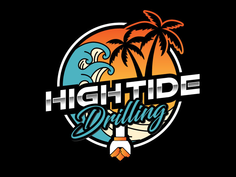 High Tide Drilling logo design by jaize