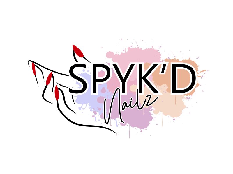 SPYK’D NAILZ logo design by CindyPratiwi