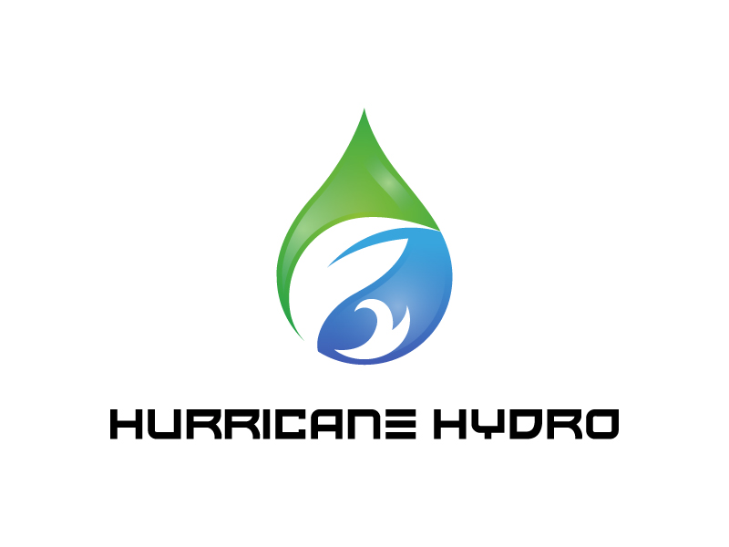Hurricane Hydro logo design by MUSANG