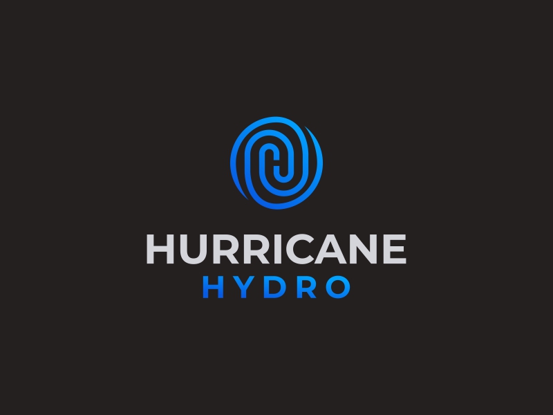 Hurricane Hydro logo design by Asani Chie