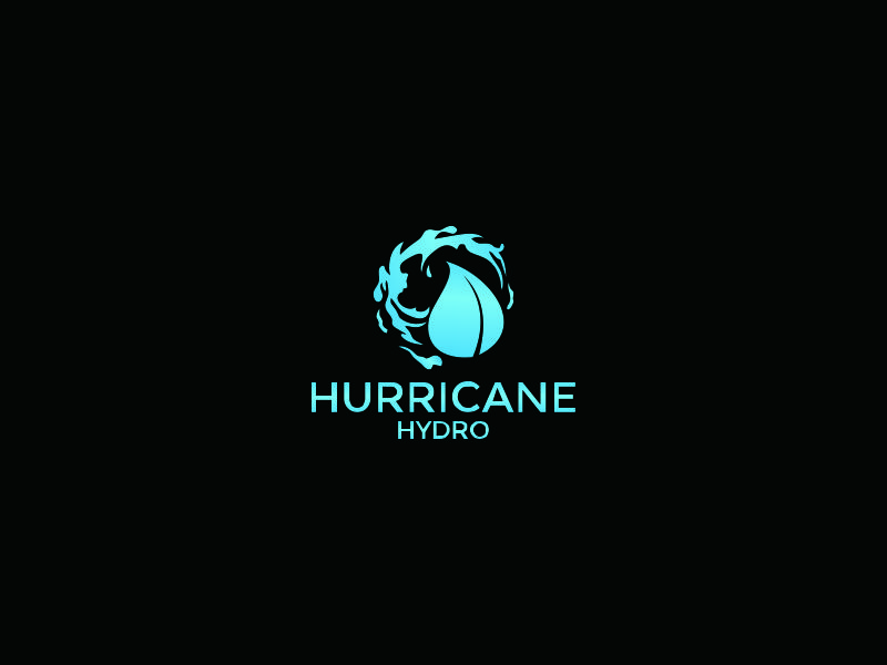 Hurricane Hydro logo design by azizah