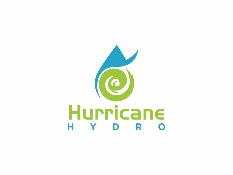 Hurricane Hydro logo design by Greenlight