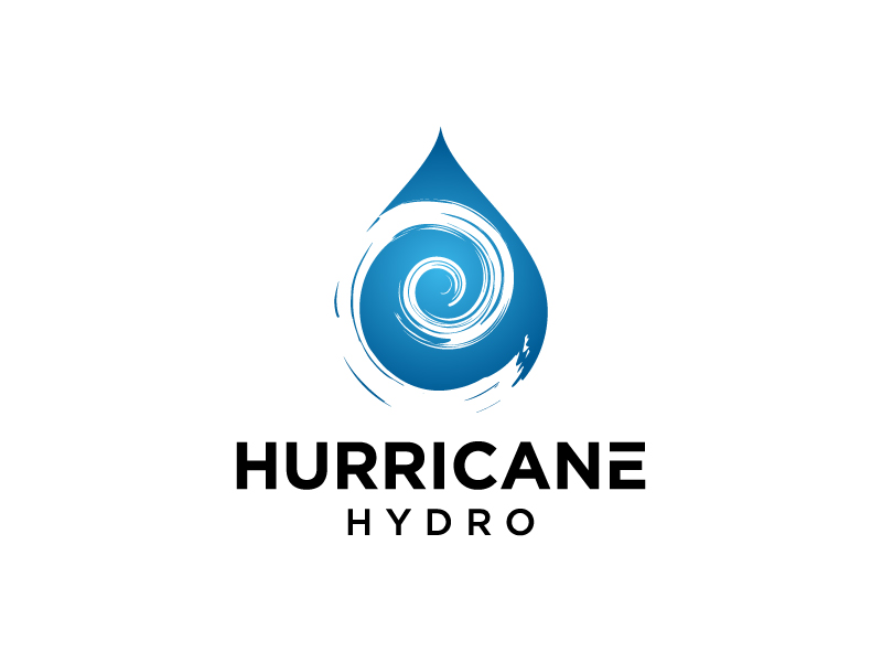 Hurricane Hydro logo design by Fear