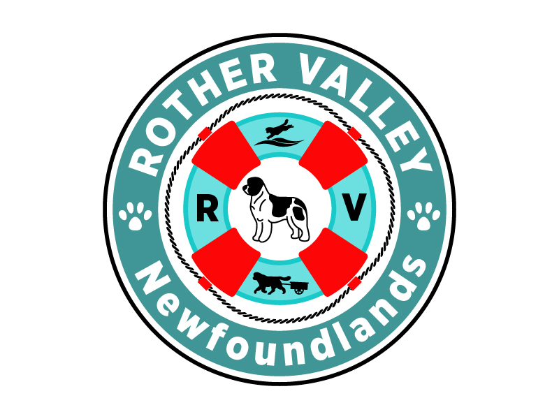 Rother Valley Newfoundlands logo design by chumberarto