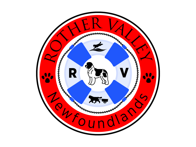 Rother Valley Newfoundlands logo design by chumberarto