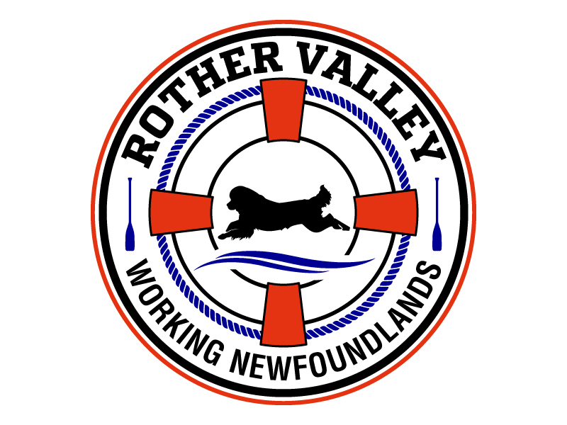 Rother Valley Newfoundlands logo design by jaize