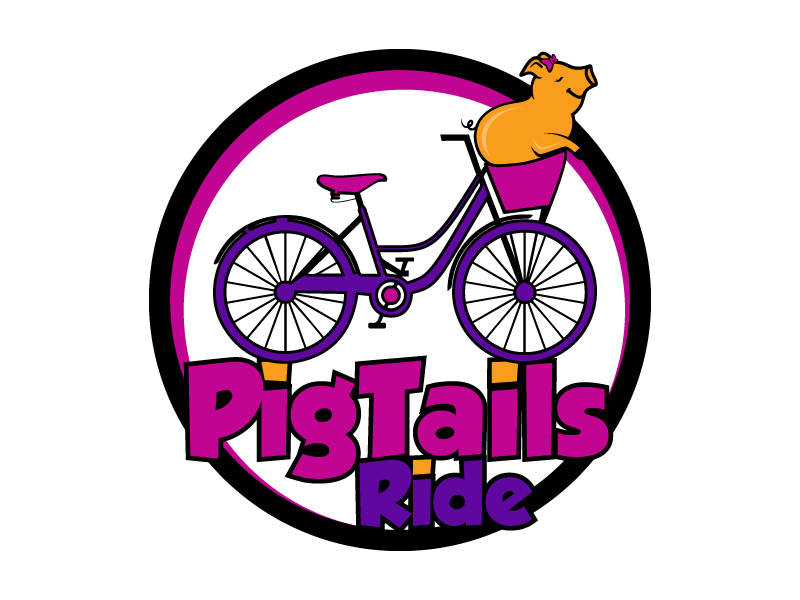 PigTails Ride Logo logo design by dasigns