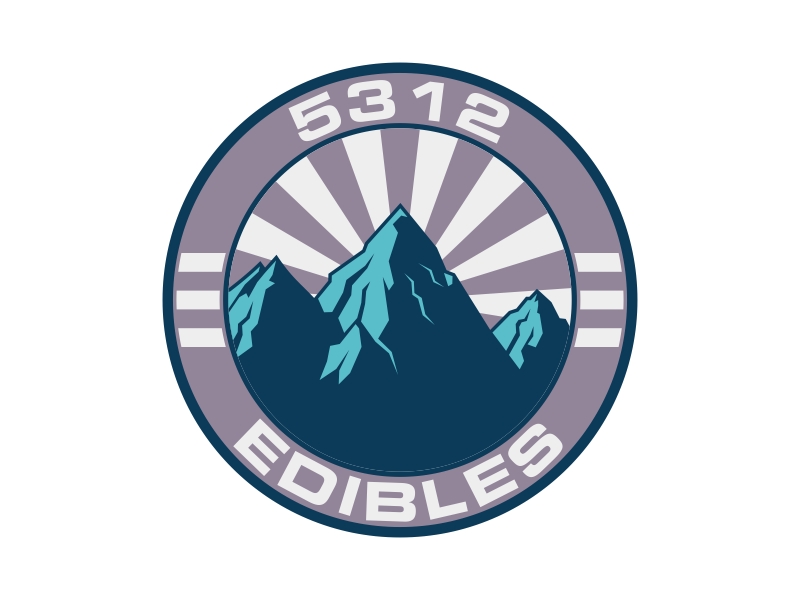 5312 edibles logo design by Kruger