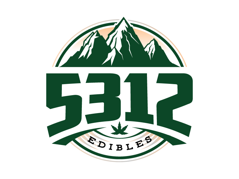 5312 edibles logo design by MUSANG