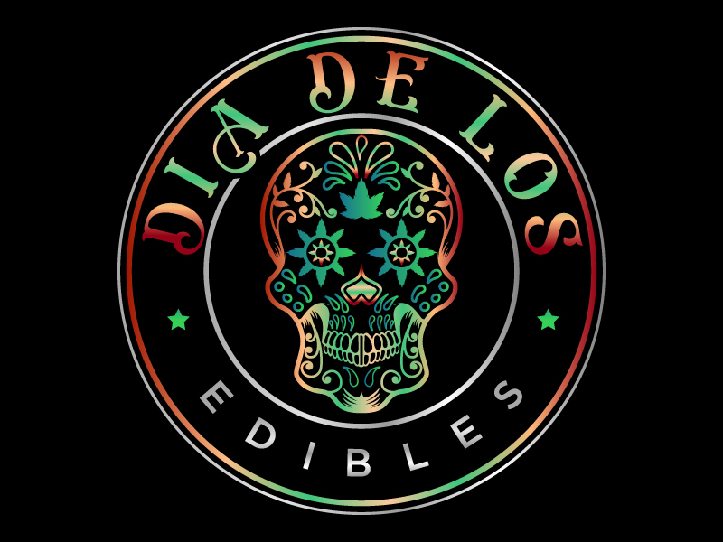 Dia de los Edibles logo design by MUSANG