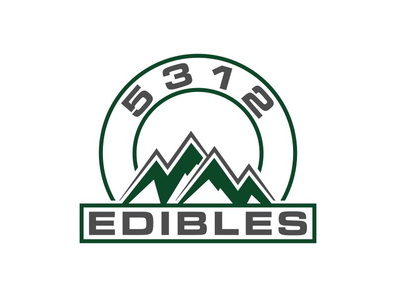 5312 edibles logo design by Purwoko21