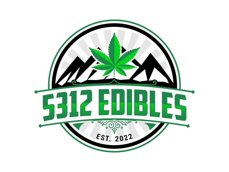 5312 edibles logo design by AnandArts