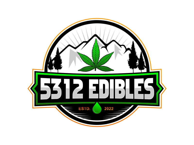 5312 edibles logo design by AnandArts