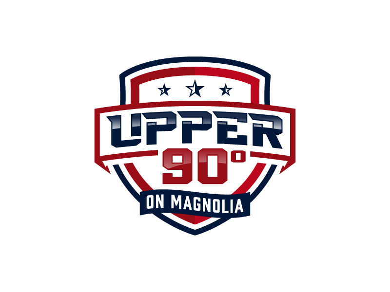 Upper 90 on Magnolia logo design by akilis13