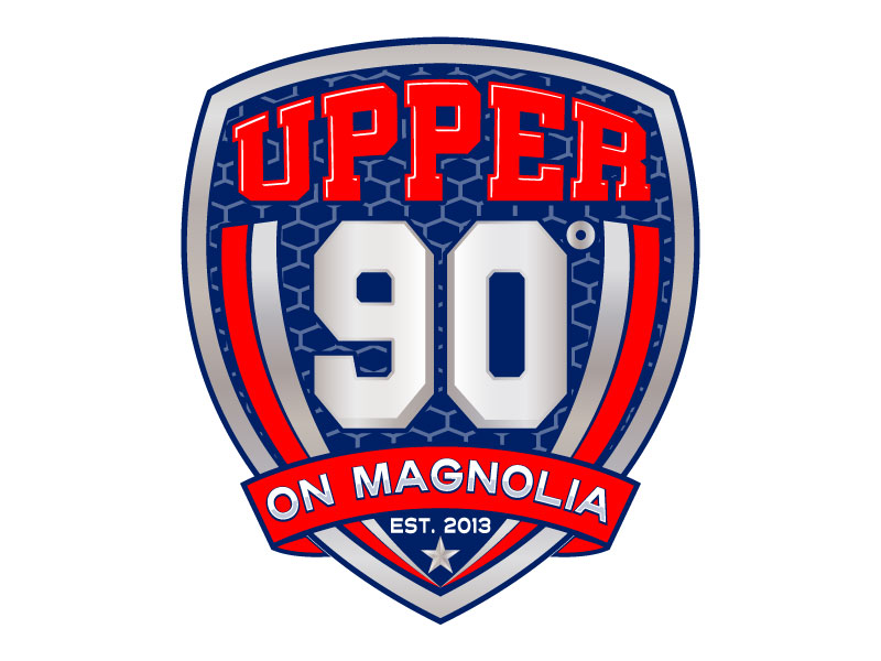 Upper 90 on Magnolia logo design by Suvendu
