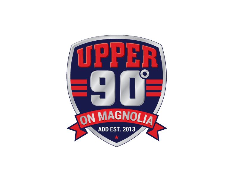 Upper 90 on Magnolia logo design by Koushik
