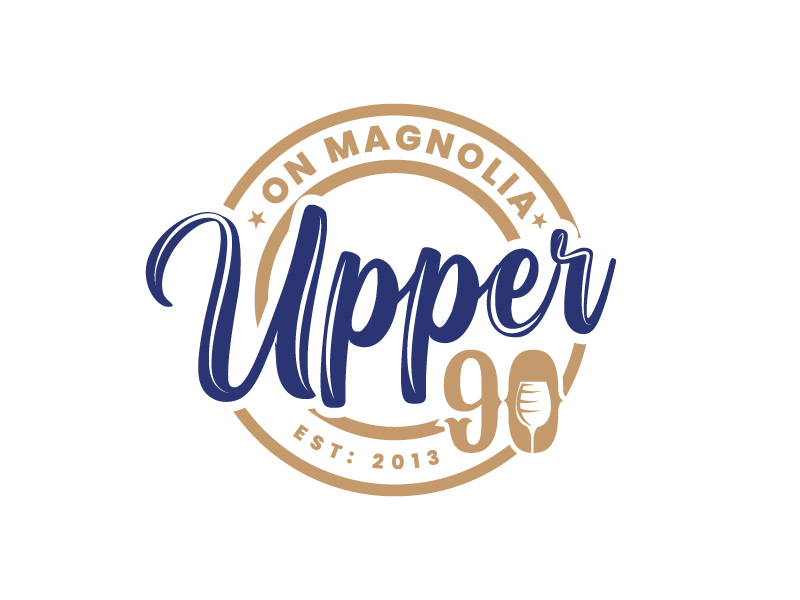 Upper 90 on Magnolia logo design by Bhaskar Shil