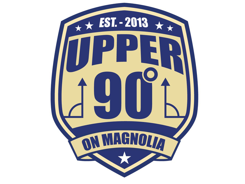 Upper 90 on Magnolia logo design by DreamLogoDesign